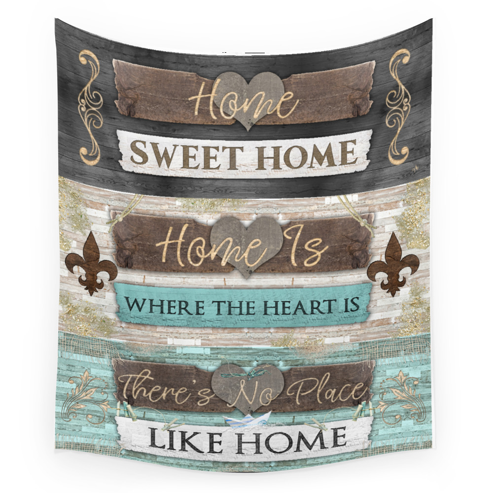 Home Sweet Home Series Wall Tapestry by mot