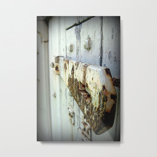 Latch (Macro) Metal Print