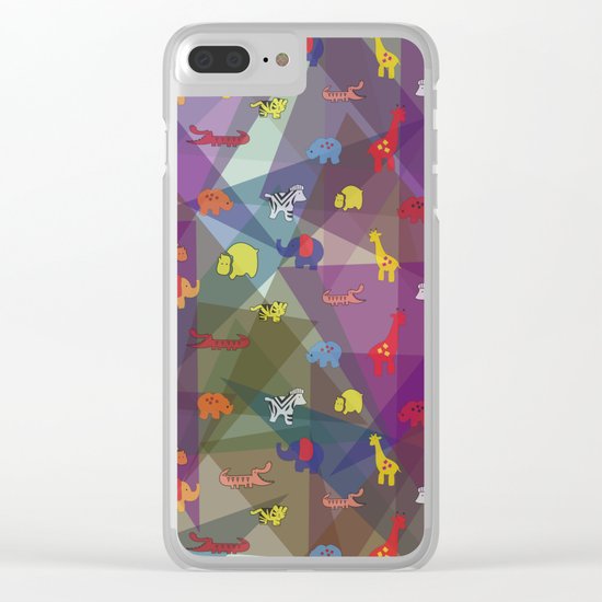 pattern 57 Clear iPhone Case