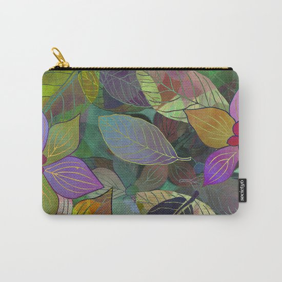 Floral Pattern 7 Carry-All Pouch