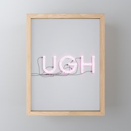 UGH Framed Mini Art Print