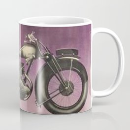 1930 Vintage Art Deco Advertising Poster Automoto Motos Bicycles Motorcycles Version 2 Coffee Mug