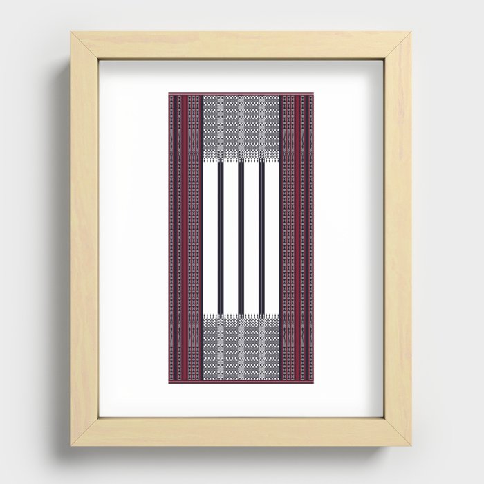 Ibaloi Cloth Recessed Framed Print