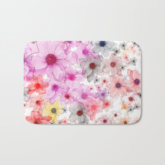 Flower carpet(36). Bath Mat
