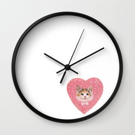 Galactic Kitten Wall Clock