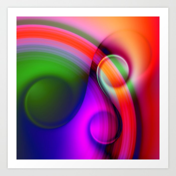 color whirl -41- Art Print