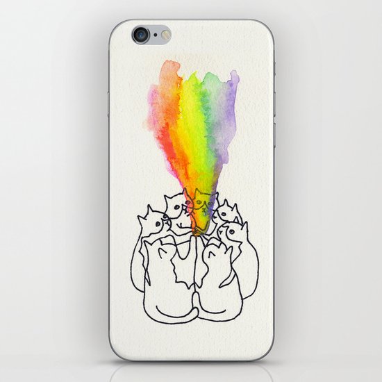 "We come together to fill the world with wonder!" iPhone Skin