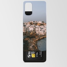 Sunset View over the Old Town of Chora on the Sea | The Greek Island of Naxos, Cyclades, Greece, Europe | Travel Photography Fine Art Android Card Case