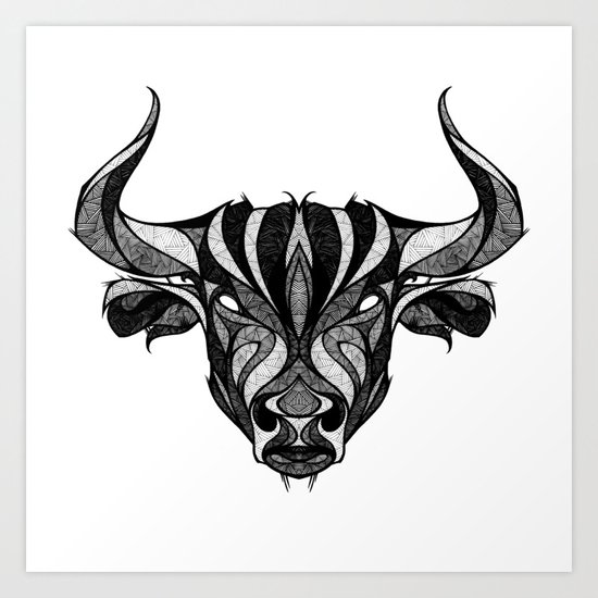 Signs of the Zodiac - Taurus Art Print