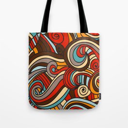 ABSTRACT ART MID CENTURY MODERN PATTERN RETRO STYLE ABSTRACT ART  MODERN STYLE COLORFUL GRUNGE STYLE POP ART MODERN STYLE VINTAGE STYLE GEOMETRIC SHAPES COMIC STYLE Tote Bag