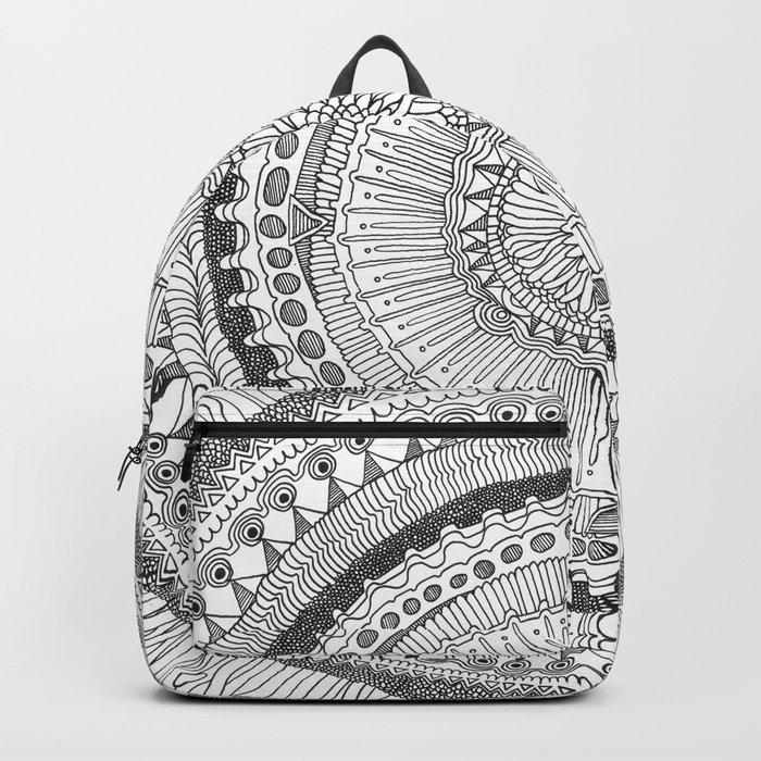 Mandala Backpack by Simon Gower Society6