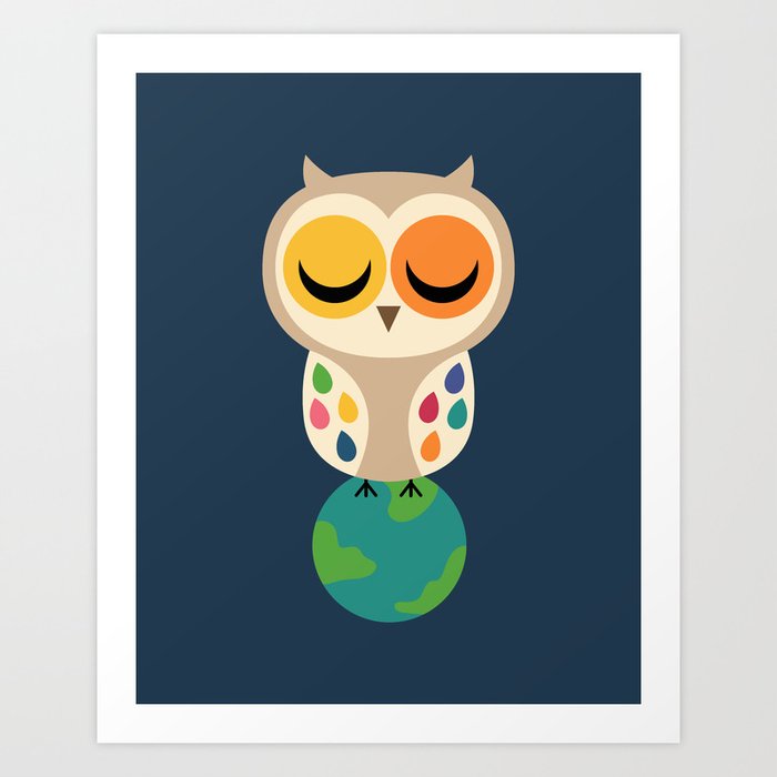 Owl Spirit Art Print
