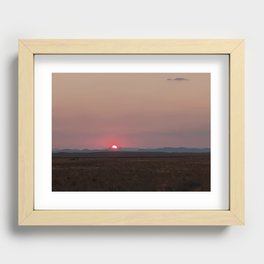 Arizona Sunsets Recessed Framed Print