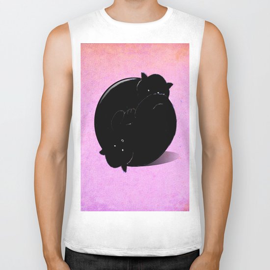 Ball of cats Biker Tank