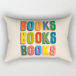 Books books books Rectangular Pillow