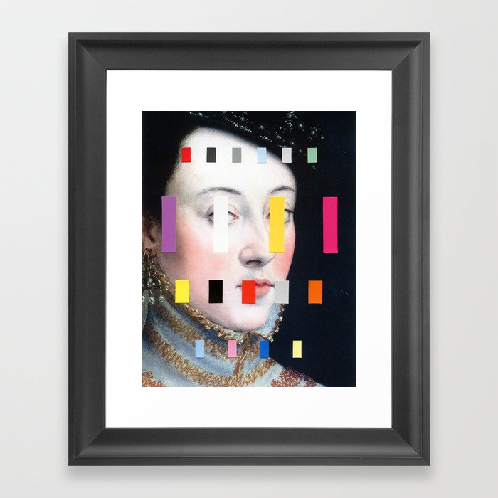 Portrait With A Spectrum 4 Framed Art Print
