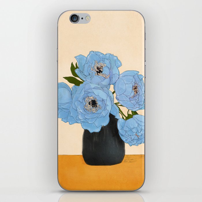 Bouquet Gift Blue iPhone Skin