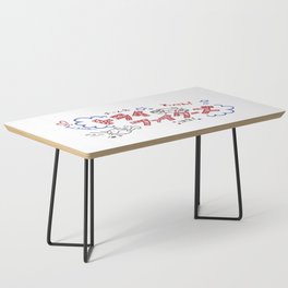 Team Try Fighters Coffee Table