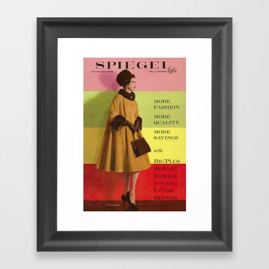 1961 Fall/Winter Catalog Cover Framed Art Print