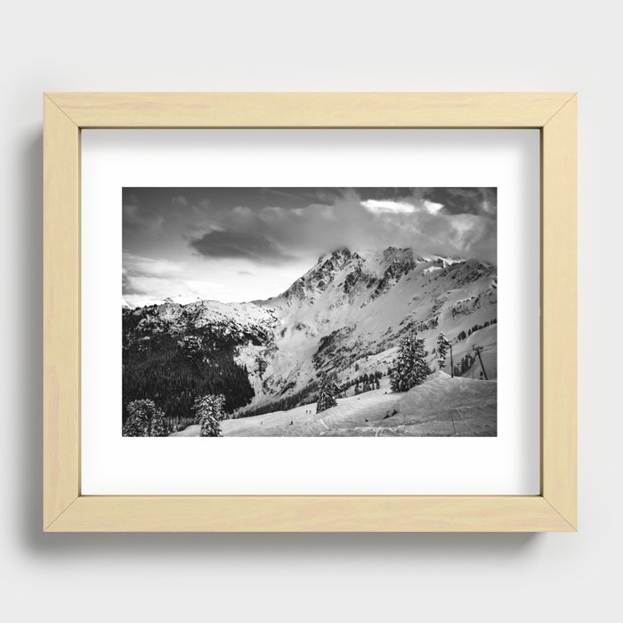 Moody Mt. Baker Recessed Framed Print