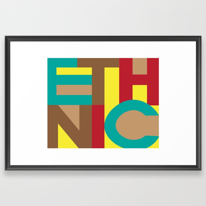 ETHNIC Framed Art Print