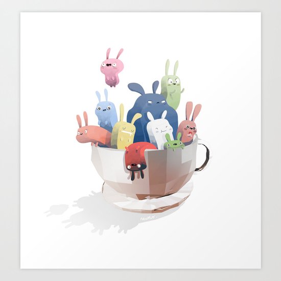 Bunnies Art Print