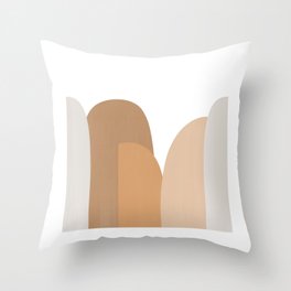Abstract Arches Throw Pillow