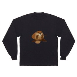 Bucky Beaver Long Sleeve T-shirt