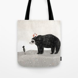 Aia and spectacled bear Tote Bag