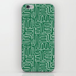 Amazon Green Boho Labyrinth  iPhone Skin