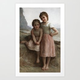 William-Adolphe Bouguereau -Two Sisters Art Print