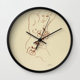 Henri Matisse - Florilège Des Amours De Ronsard (1948) Wall Clock