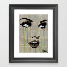 green starlet Framed Art Print