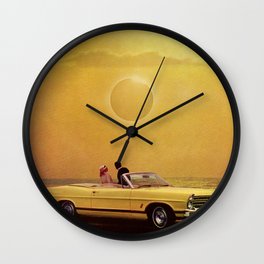 Yellow Fever View Wall Clock