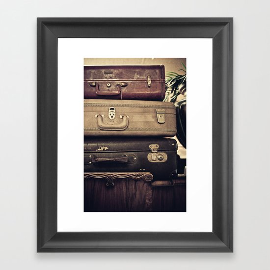 Luggage Framed Art Print