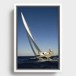 race boat Framed Canvas