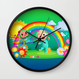 Popular kids and baby songs Wall Clock