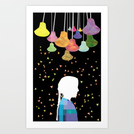 turn on the bright lights Art Print