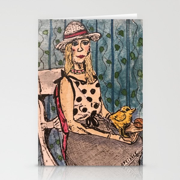 Portrait of Nan Stationery Cards
