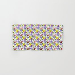 Sweet pansies Hand & Bath Towel