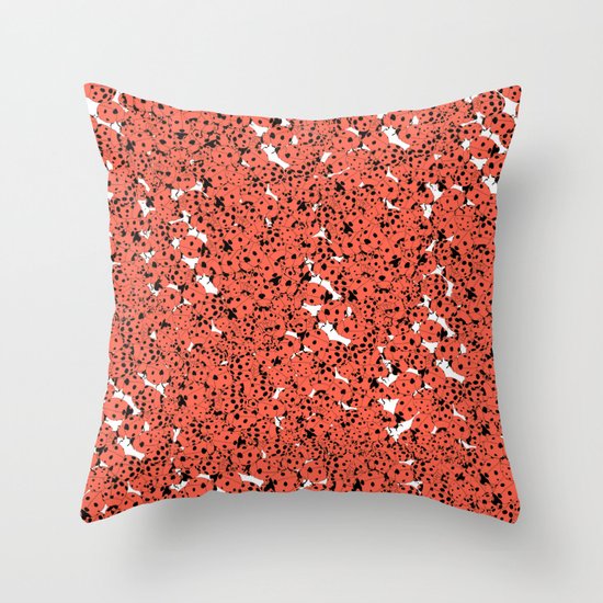 Ladybirds Throw Pillow