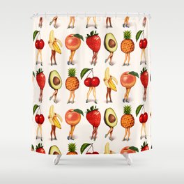 Fruit Pin-Ups Pattern  Shower Curtain