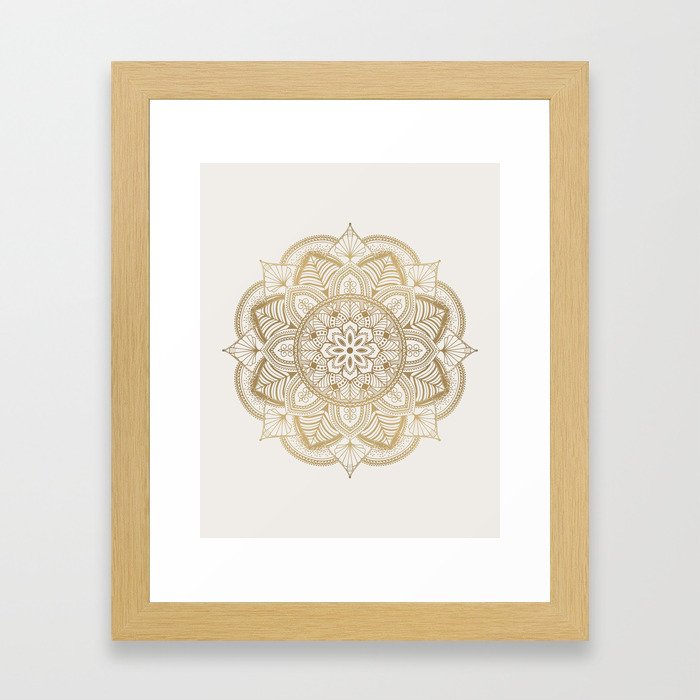 Mandala - Graphic Design nr 1 Framed Art Print