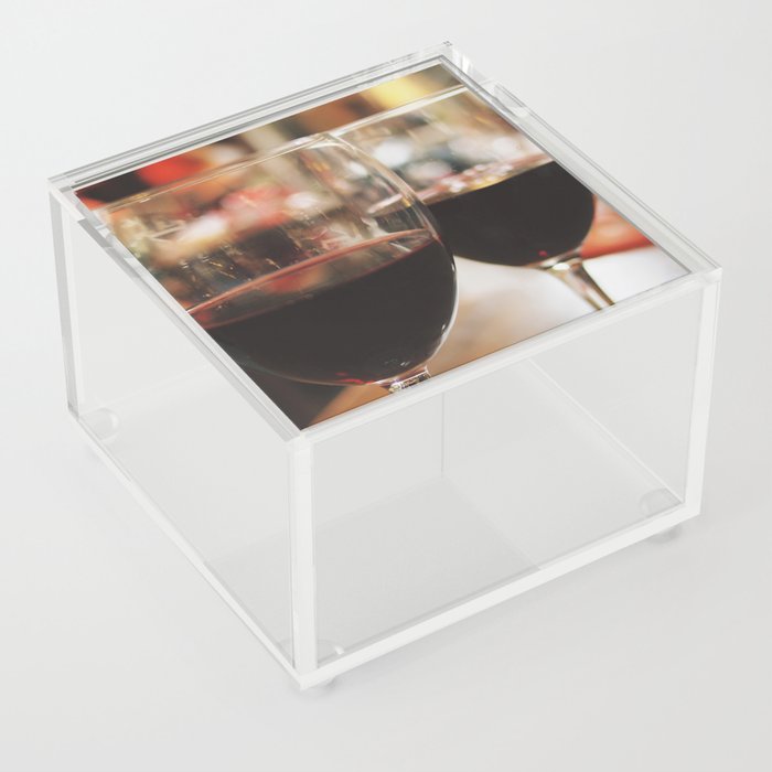 Spain Photography - Two Glasses Of Wine Acrylic Box