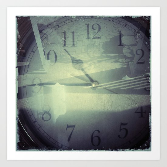 Clock Art Print