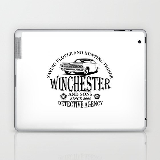 Winchester and Sons detective agency Laptop & iPad Skin
