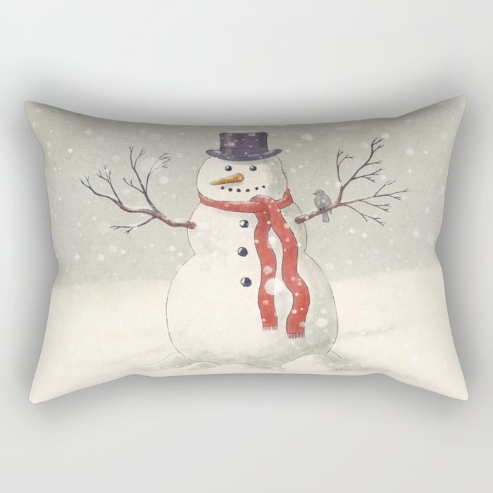 The Snowman  Rectangular Pillow