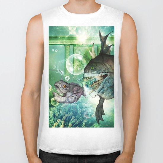 Hunter and hunted Biker Tank