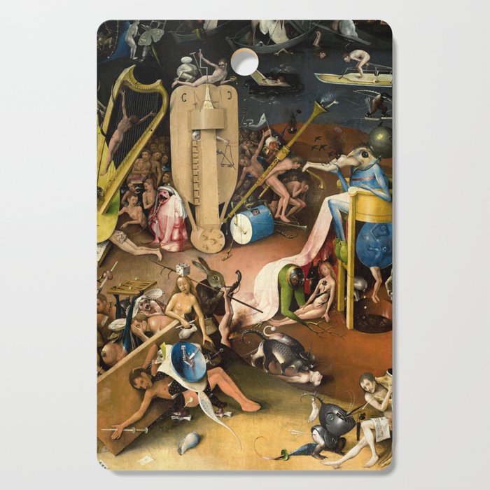 The Garden of Earthly Delights - Bosch - Hell Bird Man Detail Cutting Board