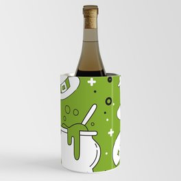 Scary Witch Halloween Background Wine Chiller